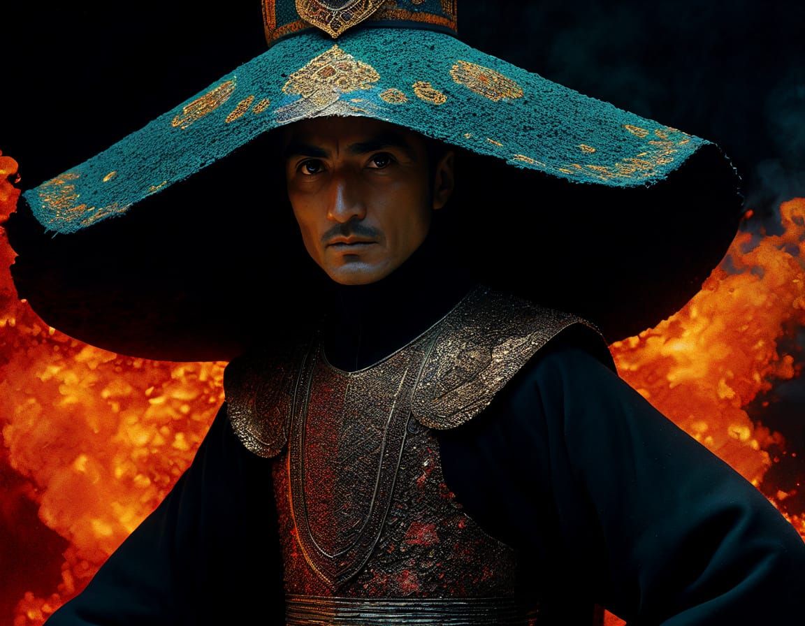 Turkish Dervish Dancer in a Fiery Hypermaximalist Monastery ...