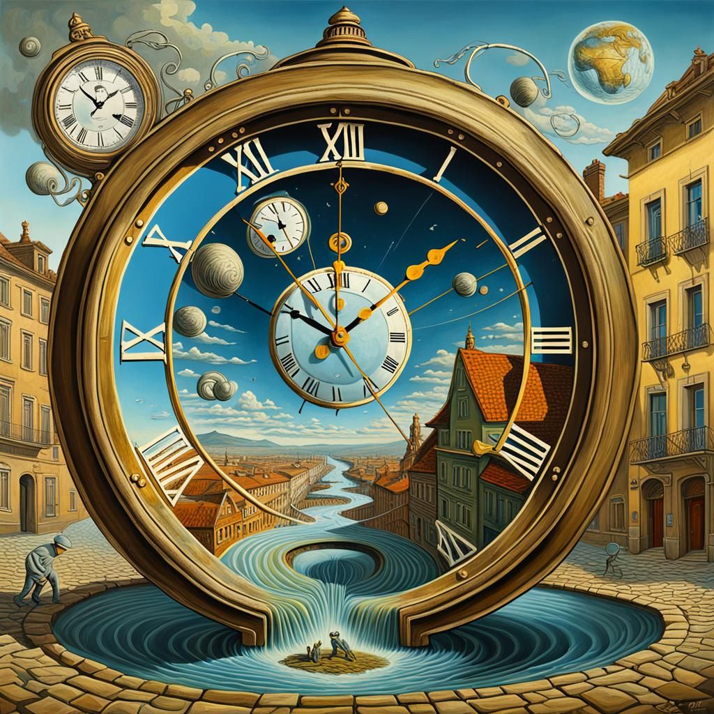 Surreal clock.