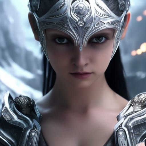 Alita: Battle Angel in Cyberpunk Style