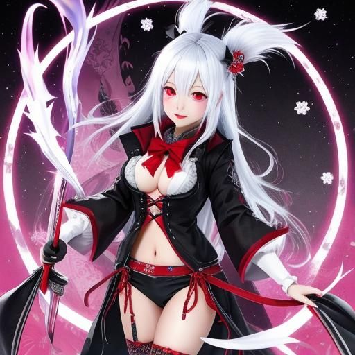 Crimson Trickster: A Yuki Onna Inspired Vision