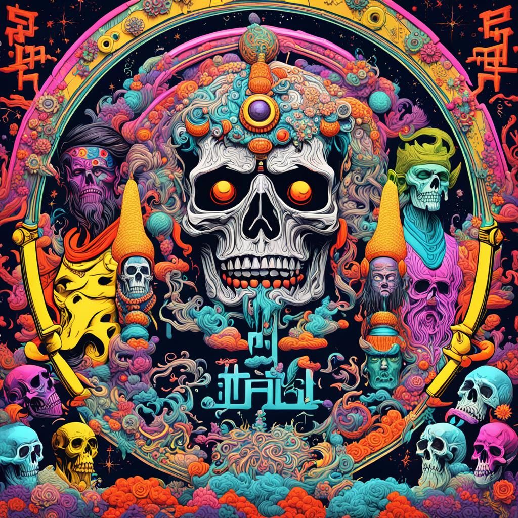 Cyberpunk Deities of the Fentanyl Underworld