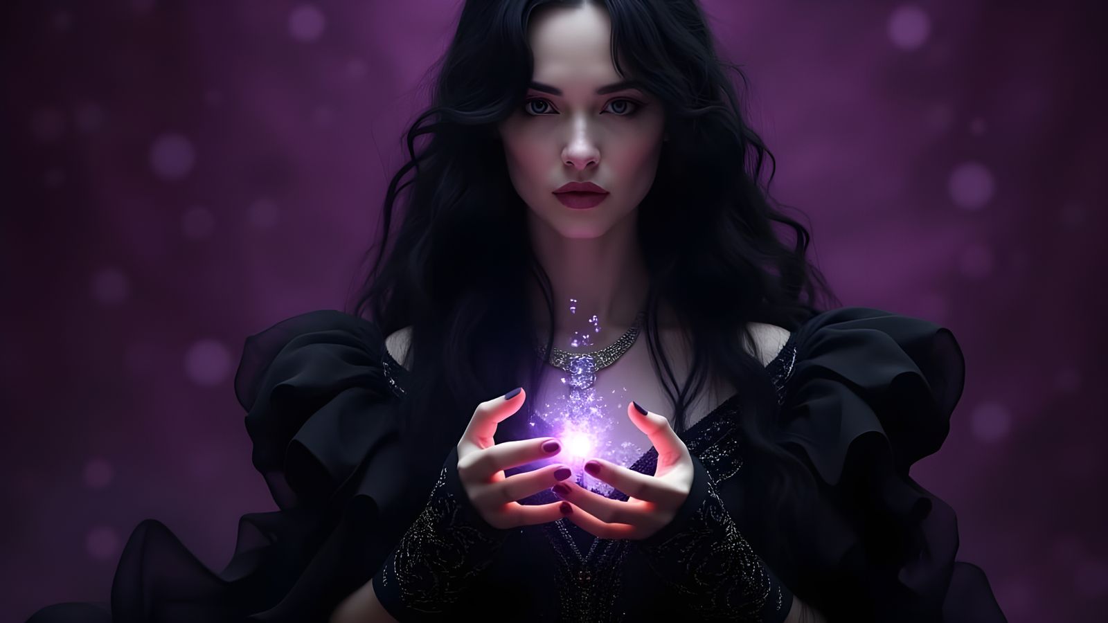 Enchantress in Midnight Splendor