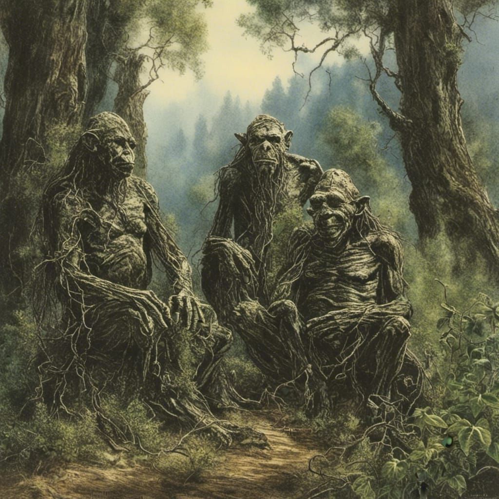 Bilbos Stone Trolls