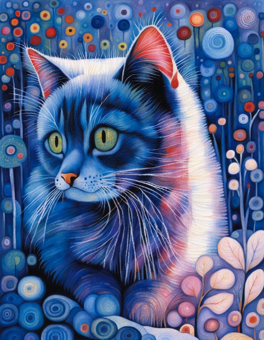 Vibrant, Intricately Detailed Floral Fantasy