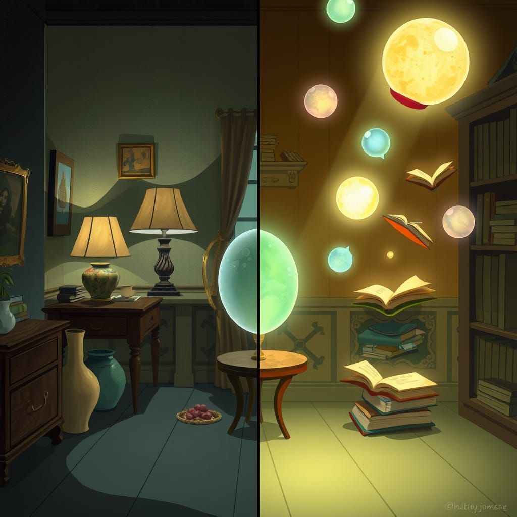 Magical Realism: Ordinary Room Meets Fantasy World