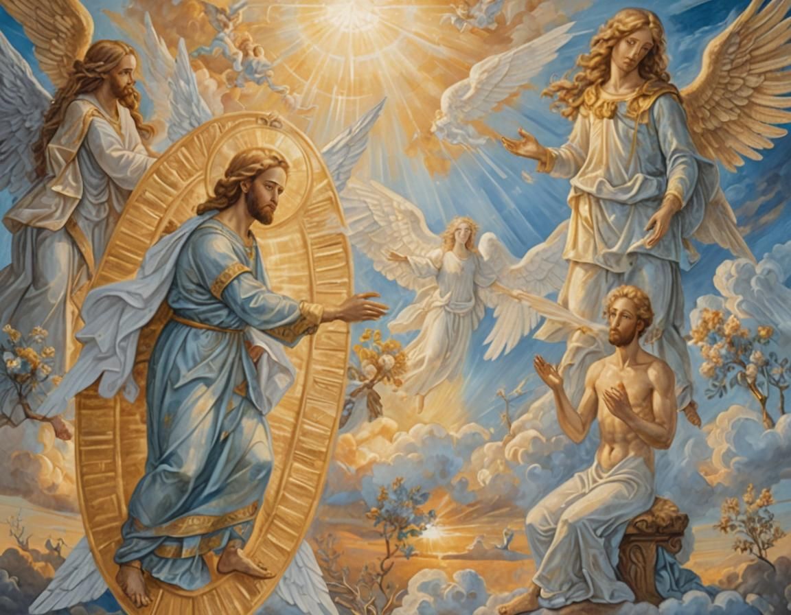 Heavenly Touch: God and Adam in Renaissance Style