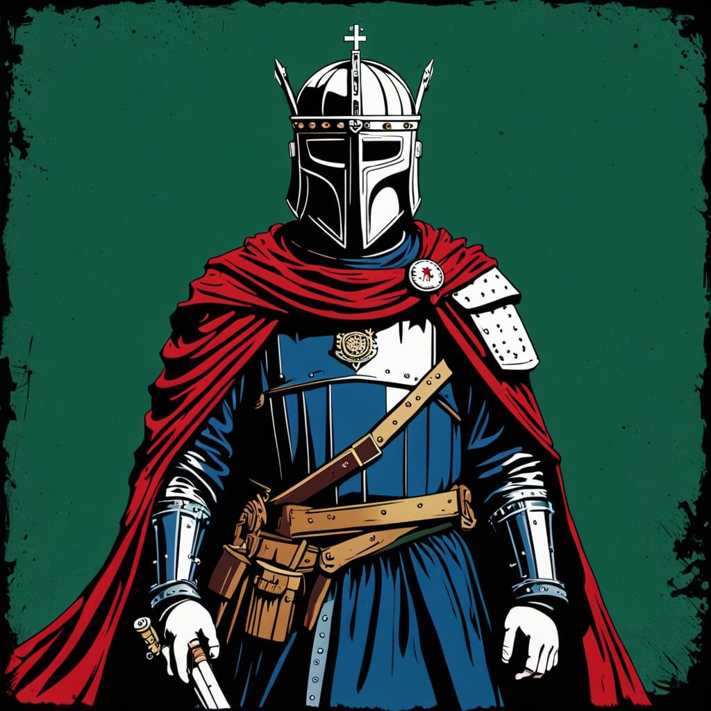 King Arthur (Style of Banksy)