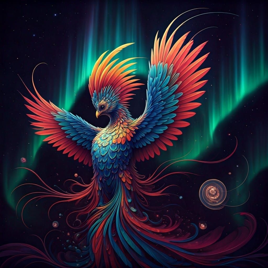 Astral Celestial Being in Holographic Mystic Realism