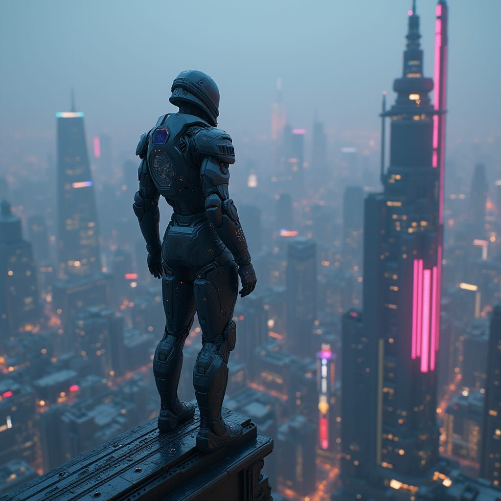 Cybernetic warrior...