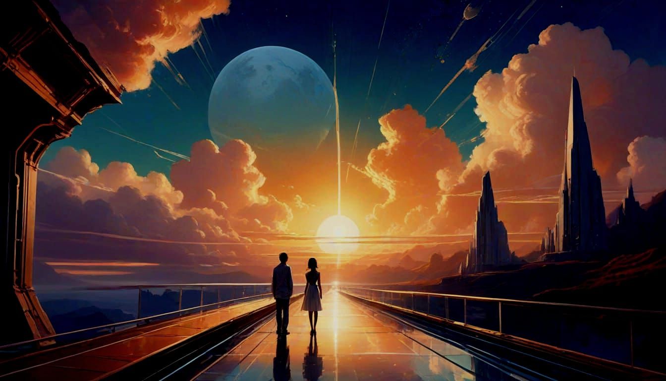 Ethereal Cosmic Encounter on Crystal Bridge