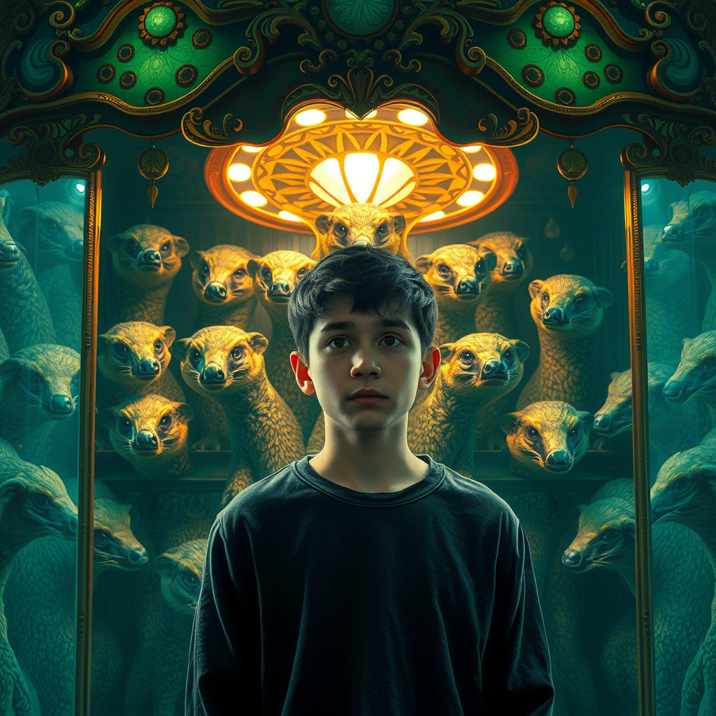 Mystical Anteater Booth: A Fantasy Concept Art