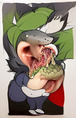 AI Generated Image of Vore