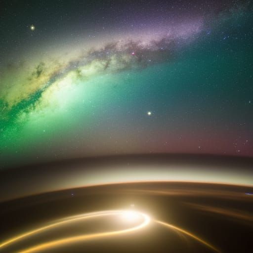 Galactic Snake in Sci-Fi Unreal Engine Style