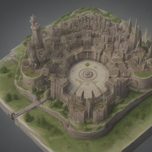 18th Century City Road in D&D Style