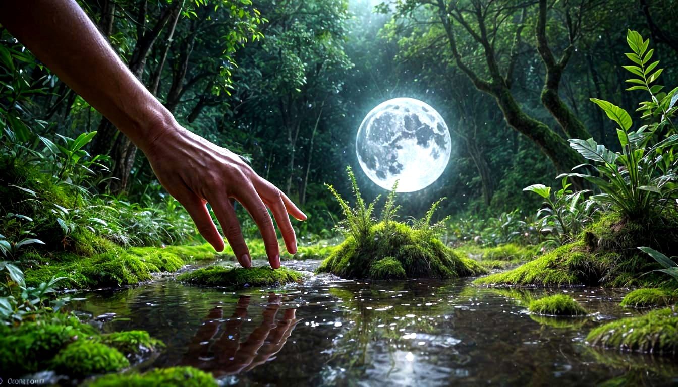 Placing the Moon: A Hyperrealistic Fantasy