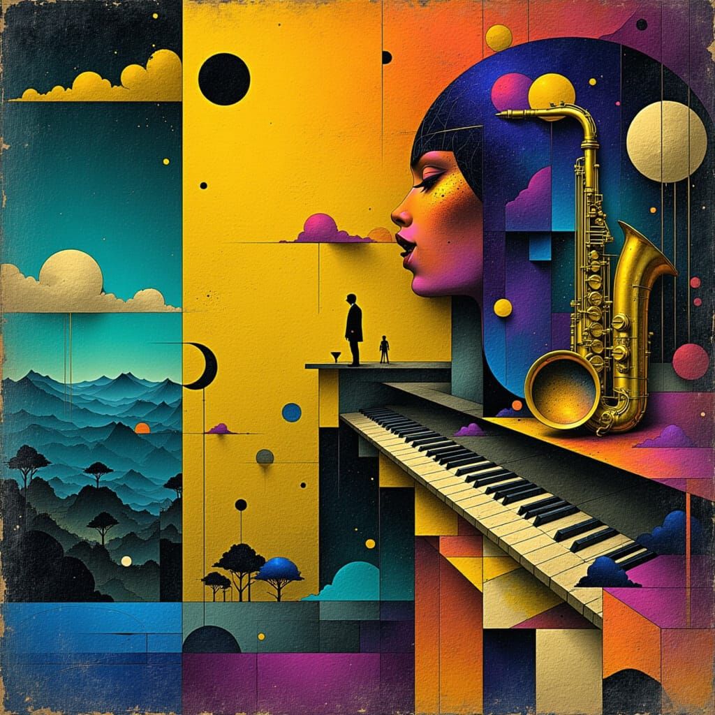 Experimental Jazz Album Cover: JAZZERA Apocalypse