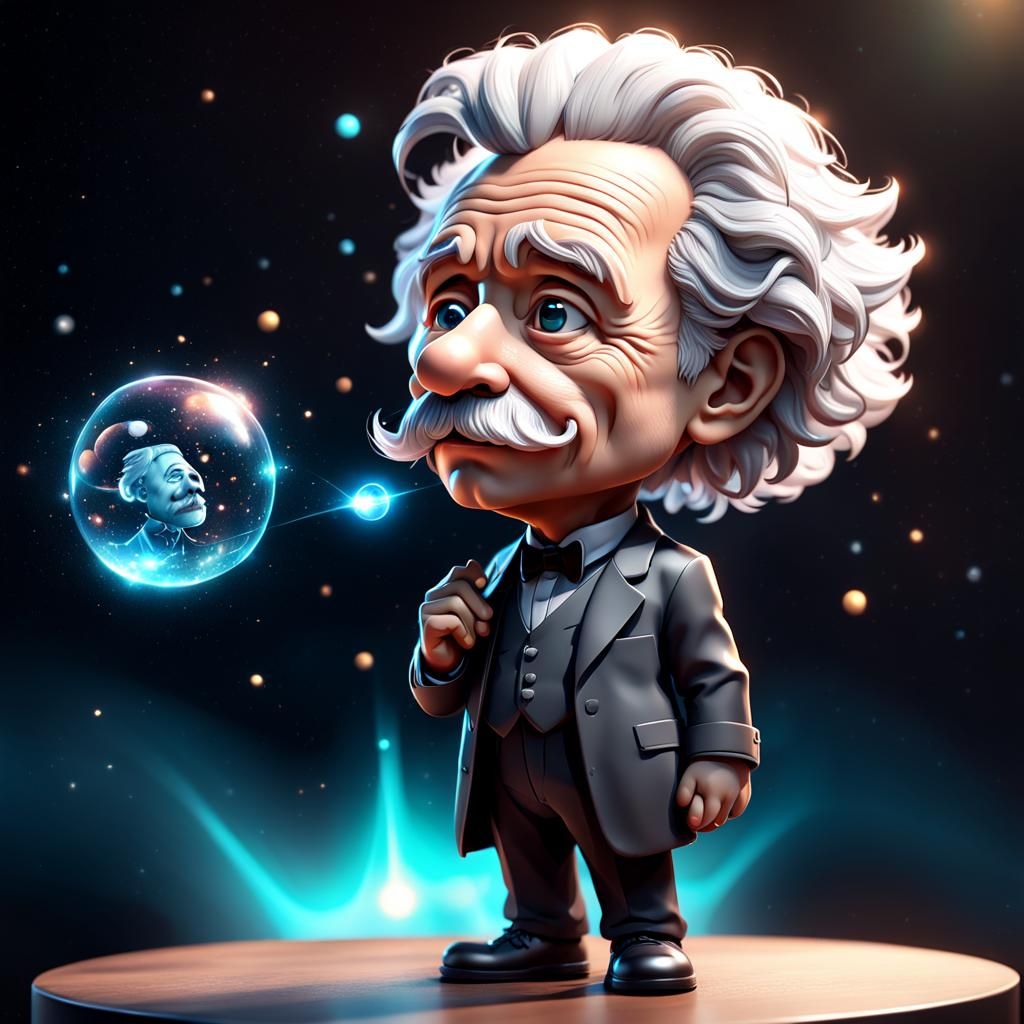 Cute and adorable Albert Einstein l