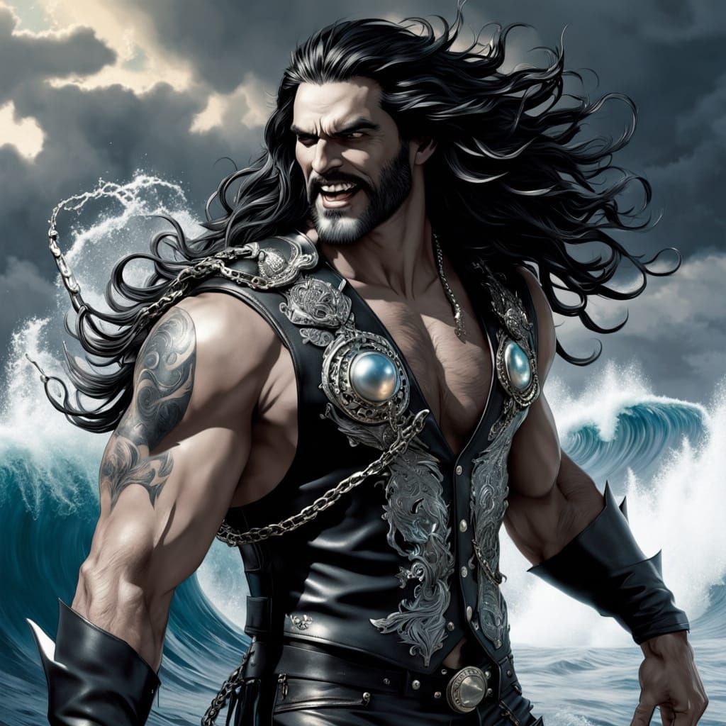Lobo Rides Cosmic Dolphin Through Turbulent Waves in Sci-Fi ...