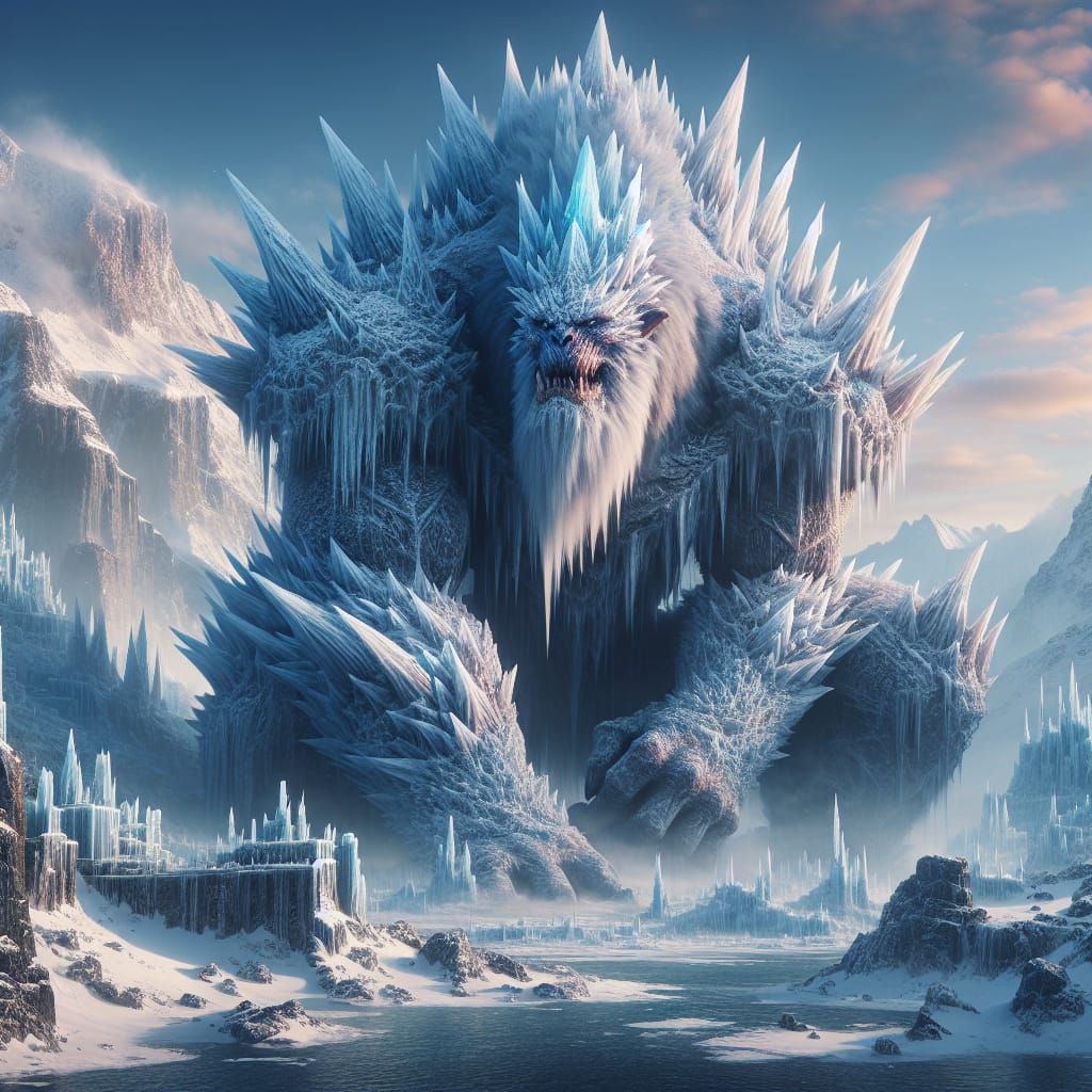 Colossal Frost Behemoth Dominates Arctic Landscape in Epic 8...