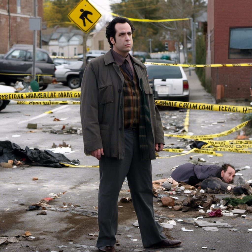 Adrian Monk's Germophobia at Crime Scene