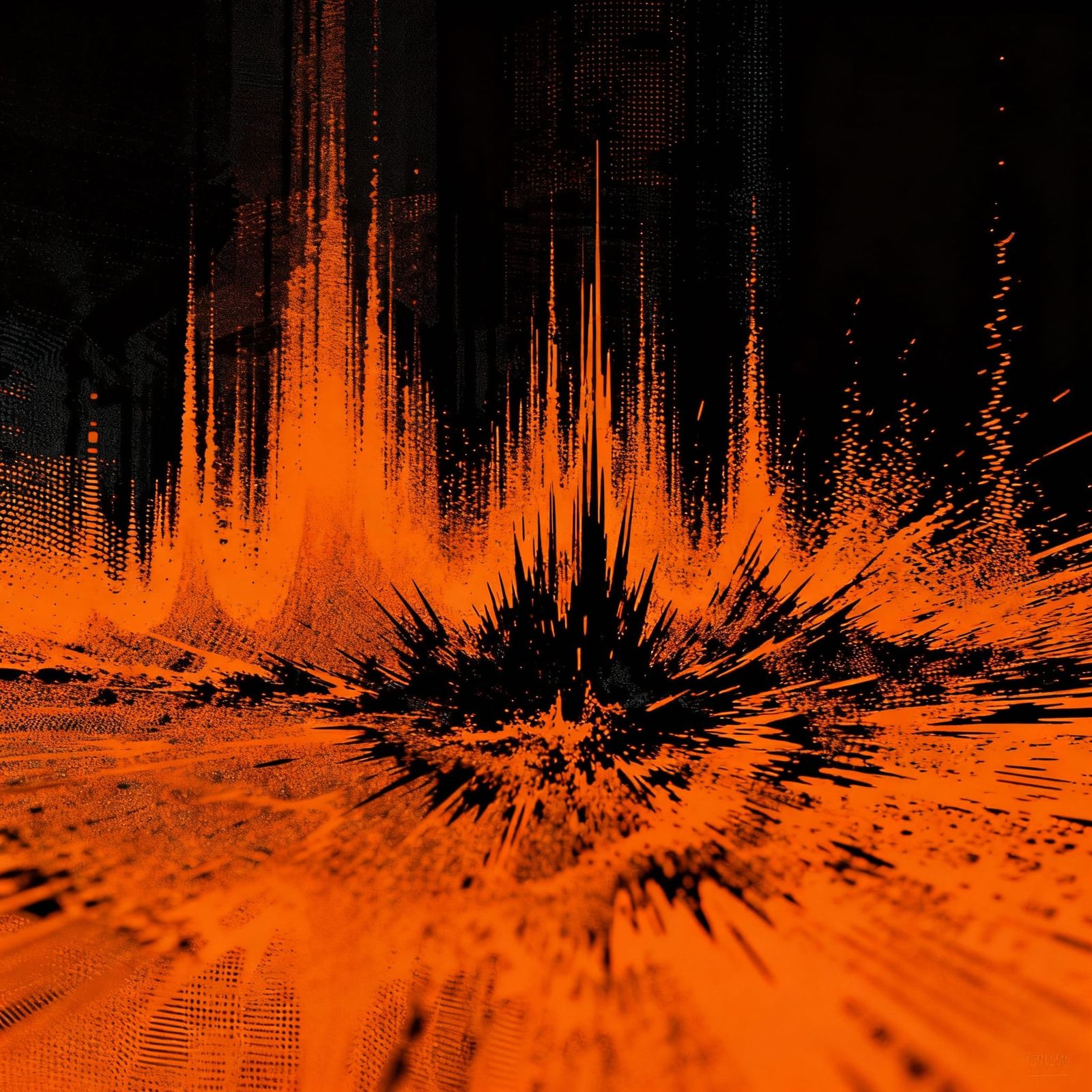 Elysian Magnetic Fields Void Echoes Abstract Shockwave