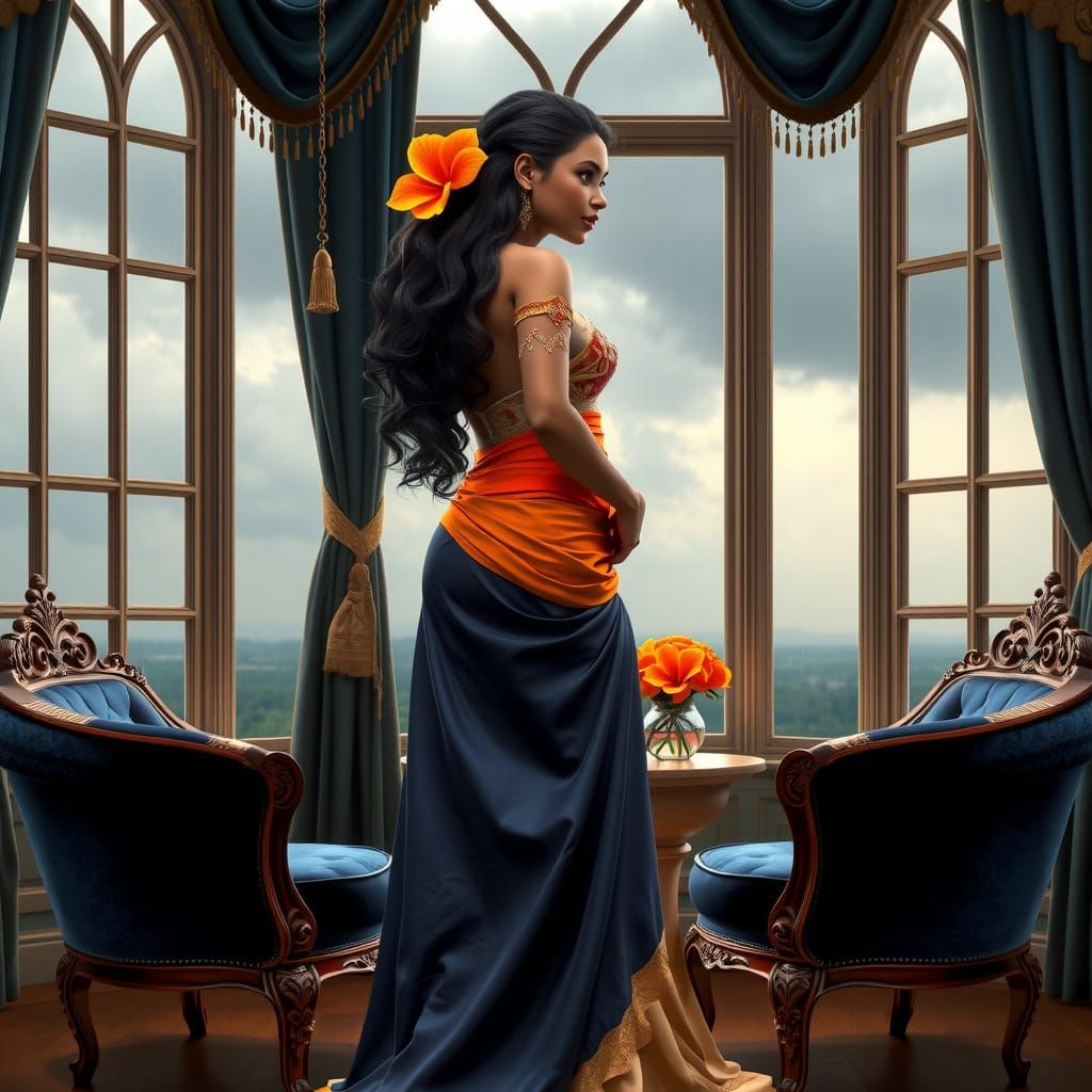 Moana in Opulent, Rainy Splendor