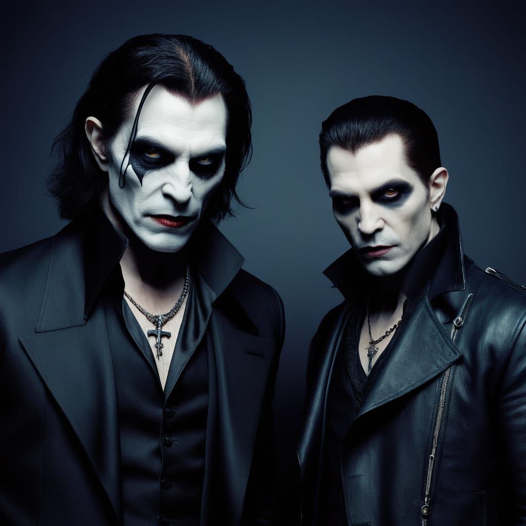 Dark Modern Vampires in a Gritty Urban Landscape