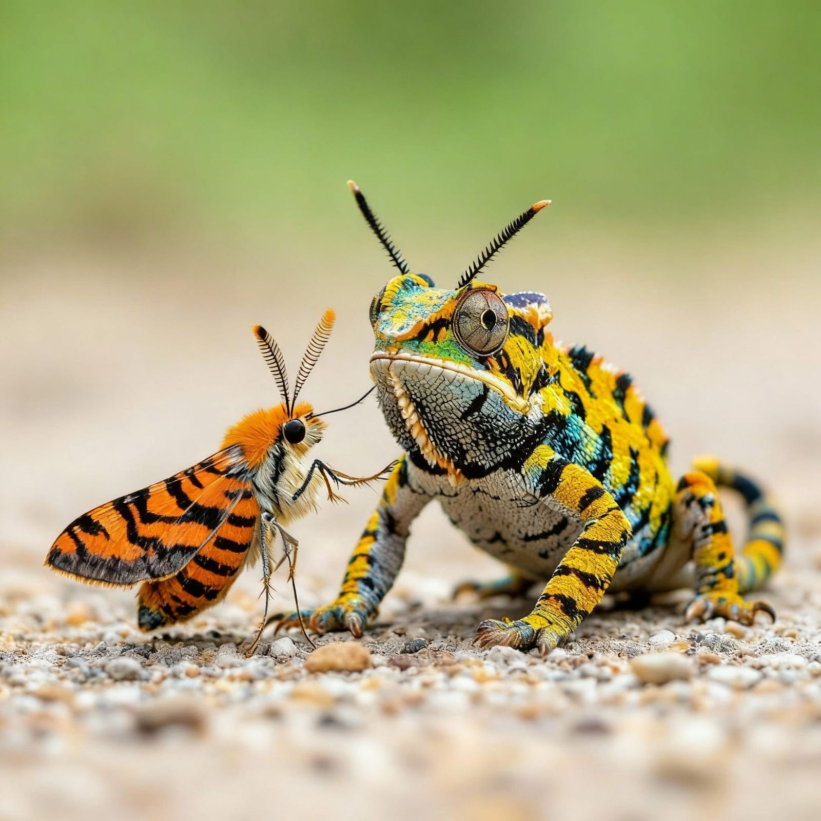 Confident Moth Chameleon Tiger Hybrid