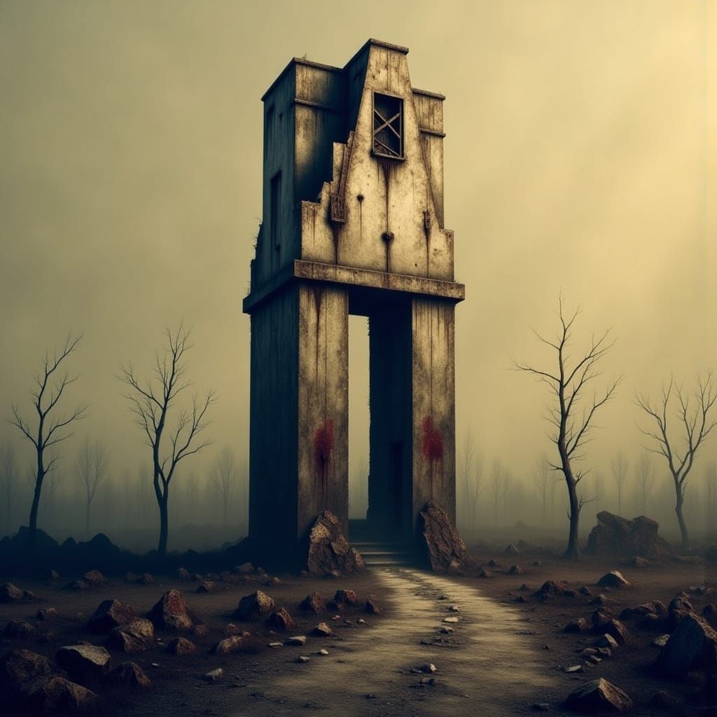 Surreal Brutalist Monument Rises from Desolate Wasteland in ...