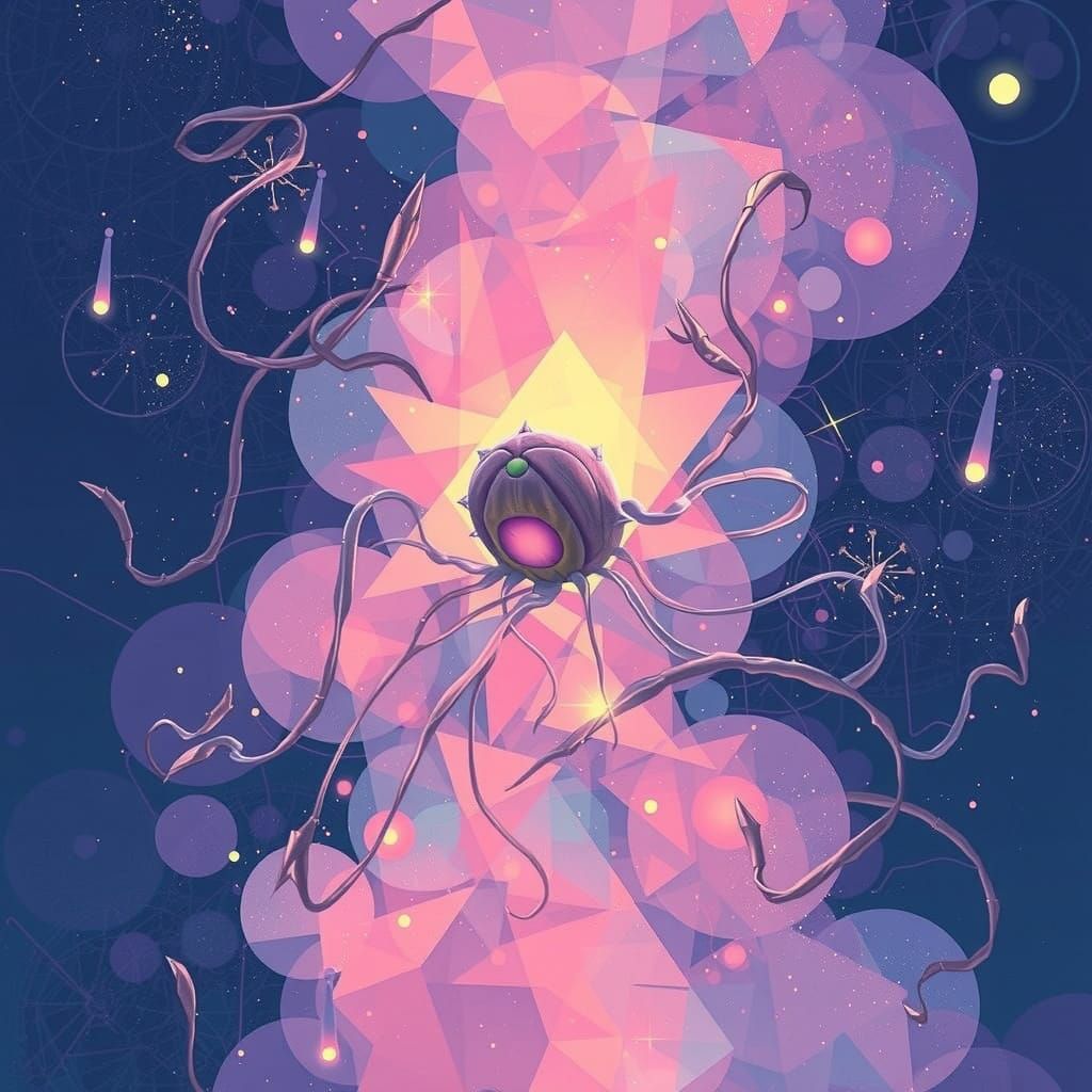 Seeds Sprouting in Surreal, Detailed Environment