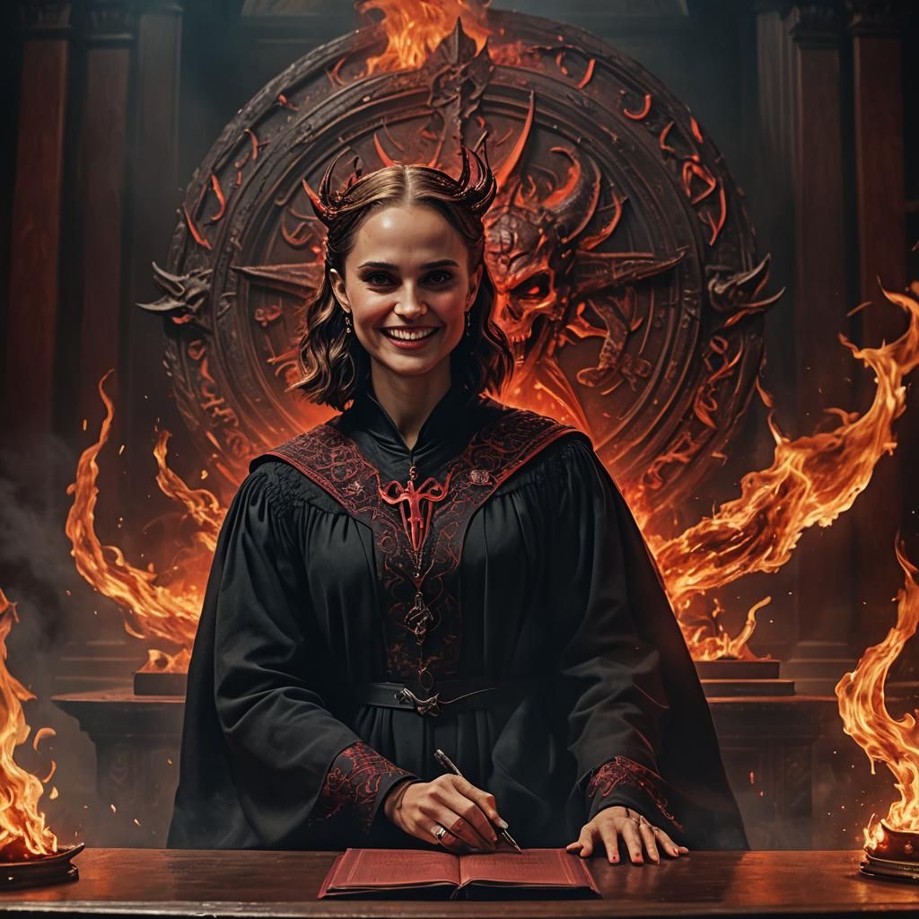 Natalie Portman satanic judge