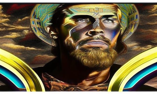 Modern Jesus: A Hyperrealistic and Detailed Portrait