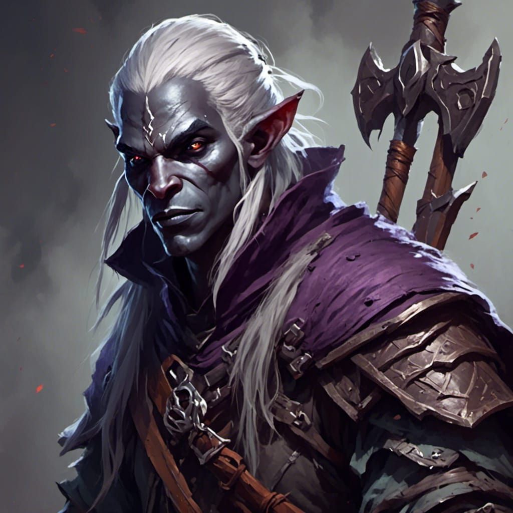 Drow Archers in Hyperrealistic Detail