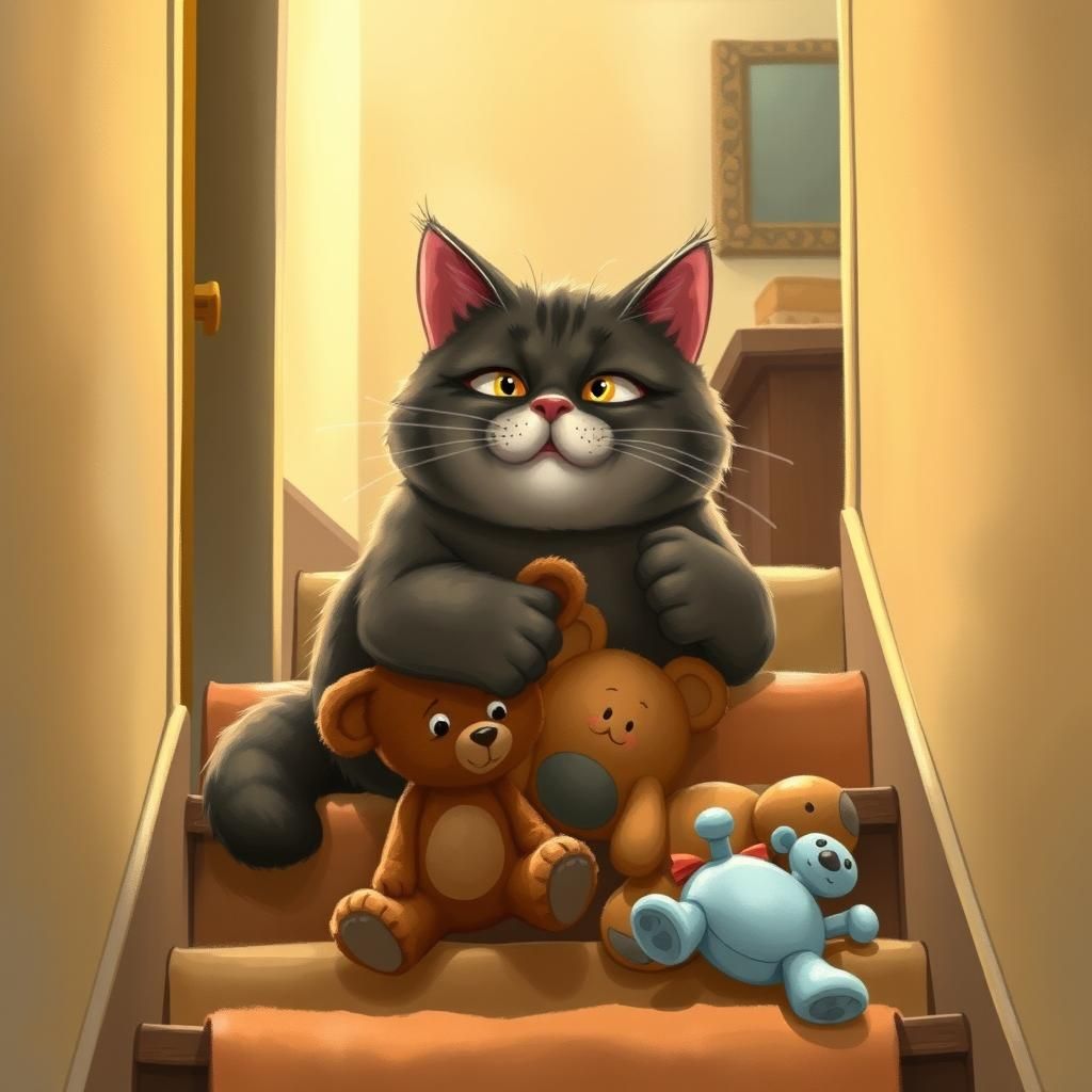 Cat's Dramatic Plea: A Heartwarming Scene