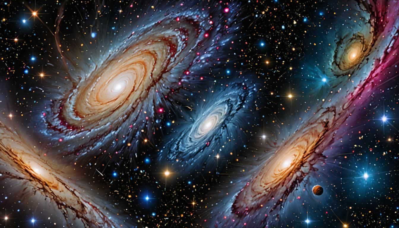 Hyperrealistic Cosmic View of the Galaxy