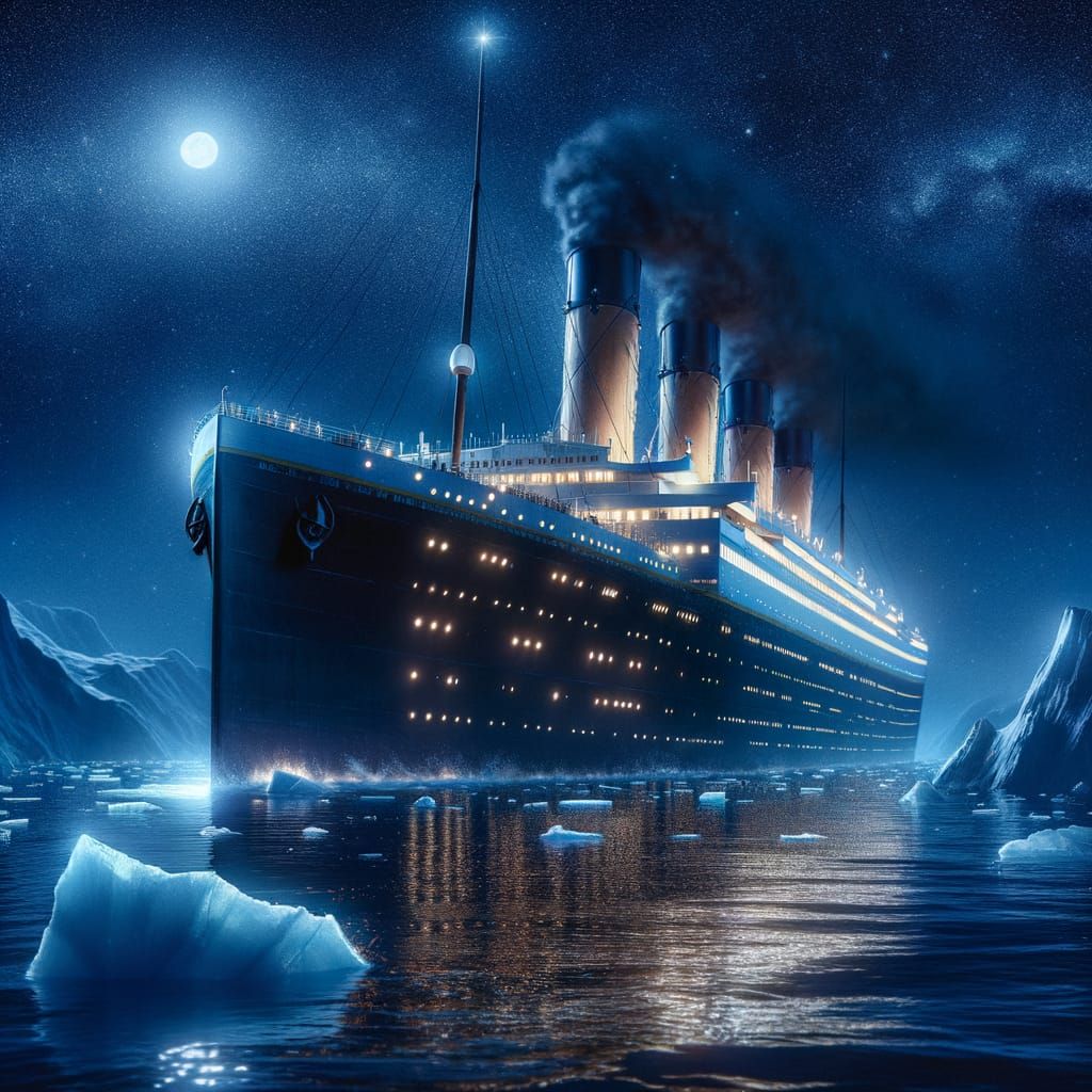 the Titanic and the iceberg