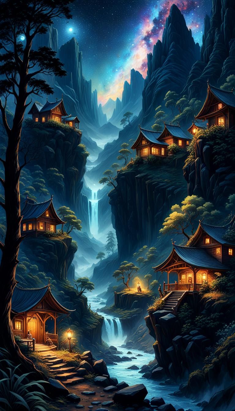 Detailed Galaxy River in Valley of Fear