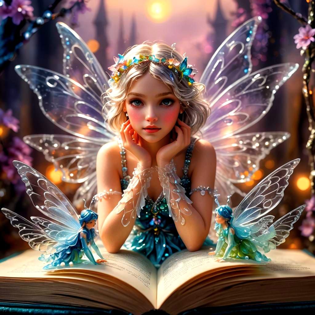 Crystal Fairies in Magical Pop-Up Book