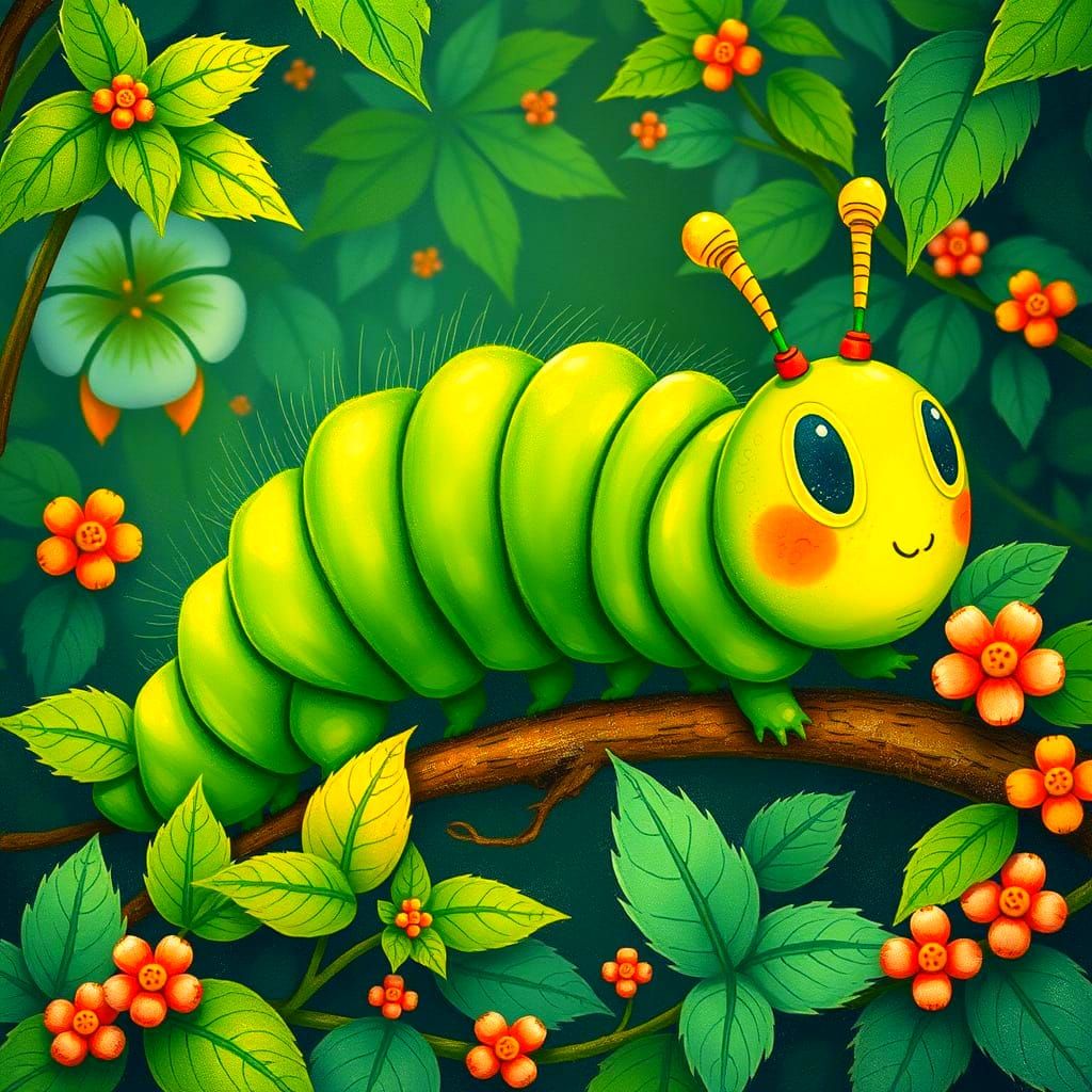 Excited Caterpillar