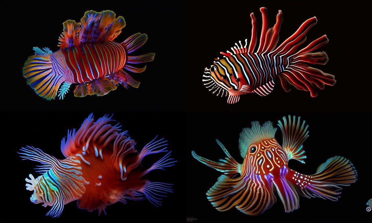 Jellyfish / Wrasse / Lionfish Hybrid 🐡🎐🐠 - #FishFriday