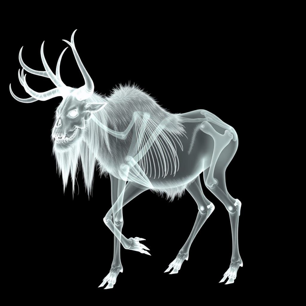 X-Rayed Zombie Yak Image