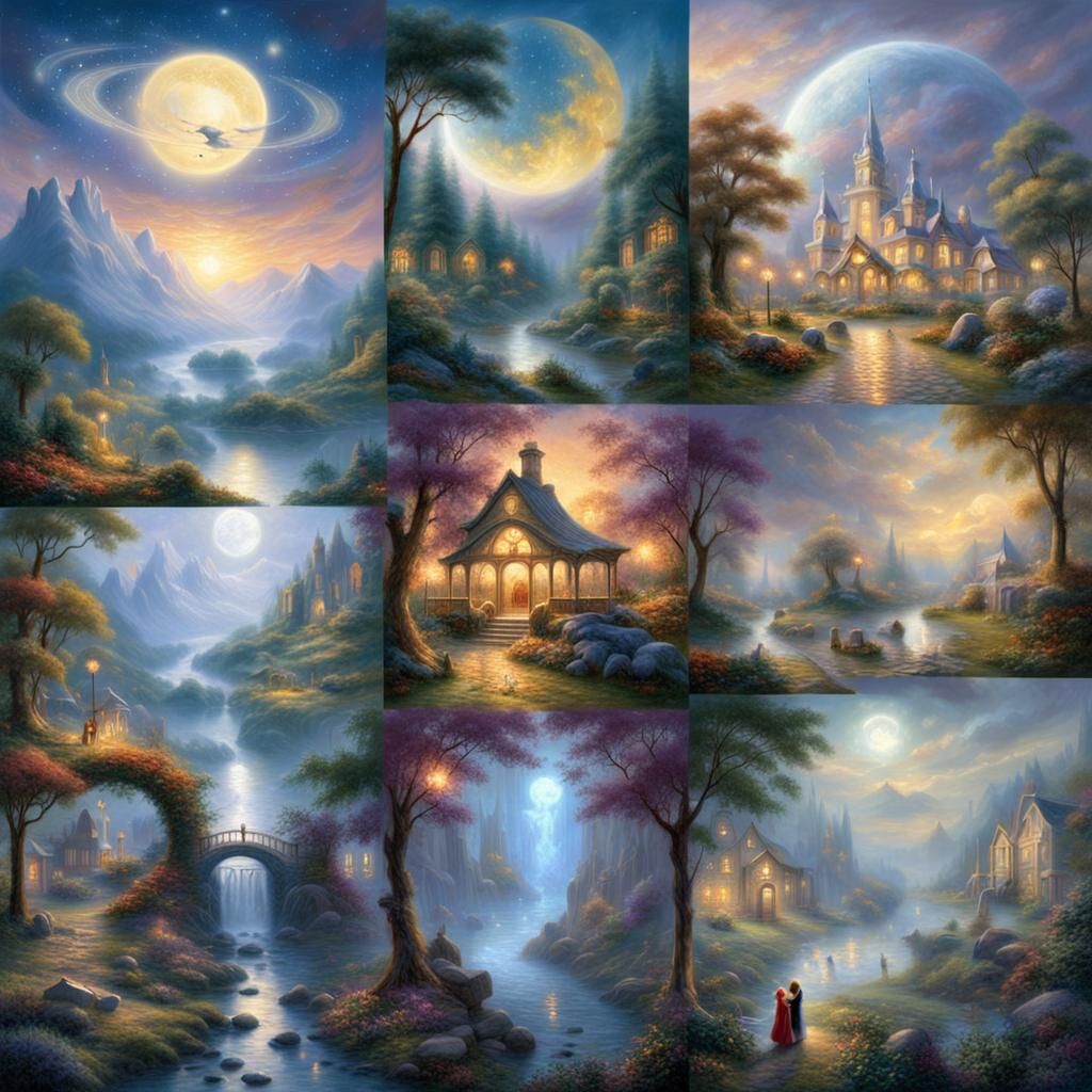 Ethereal Zodiac Signs Fantasy Art in Mist