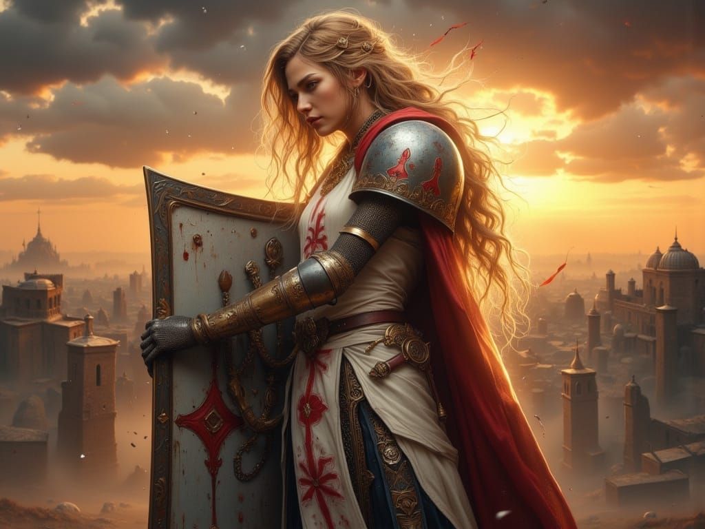 Fierce Warrior Emerges from the Ashes