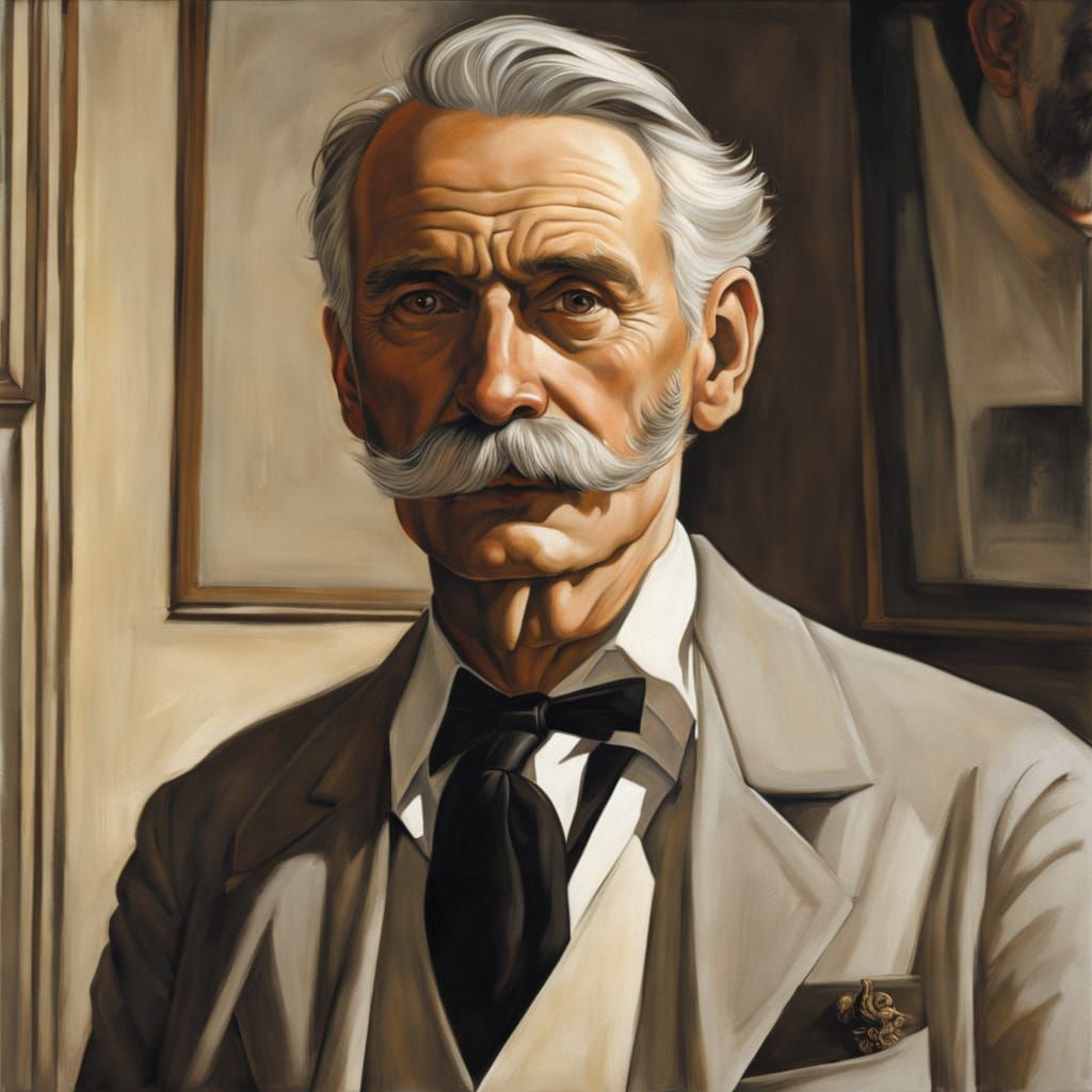 Elegant Gentleman in Formal Attire