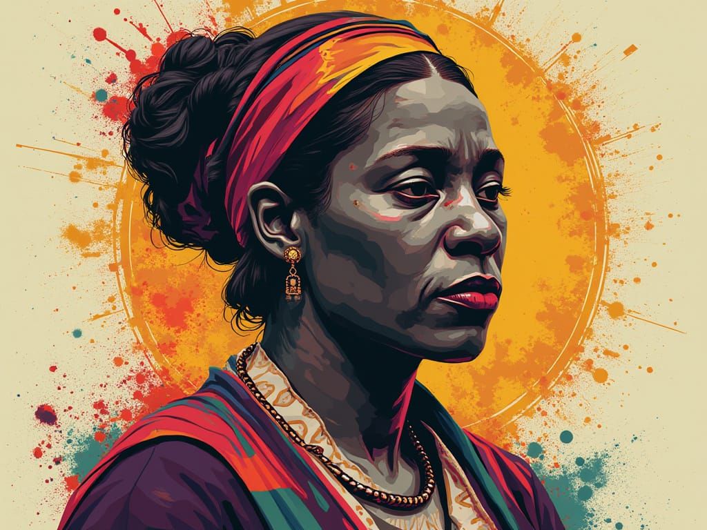 Harriet Tubman $500 Bill Pop Art Screen Print