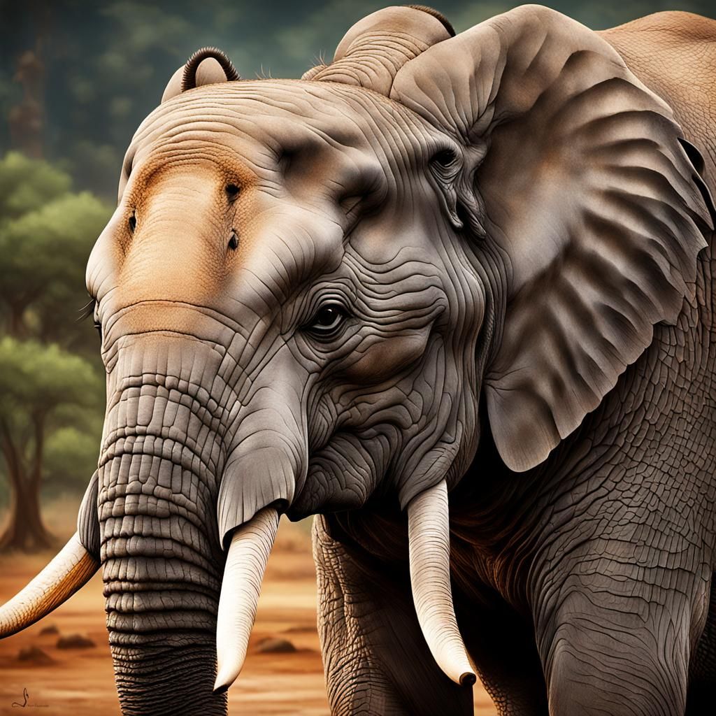 Majestic Elephant Evokes Awe and Celebrates Nature