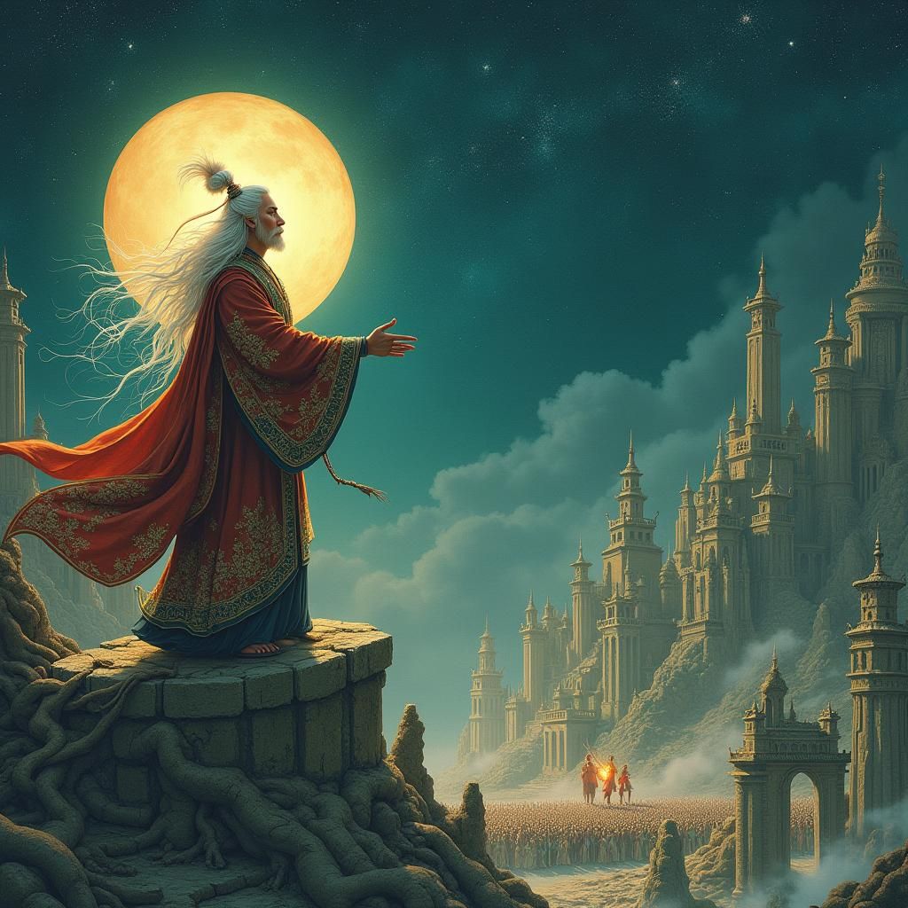 Mystical Ancient Authority Figure Reprimands Crowd in Forgot...