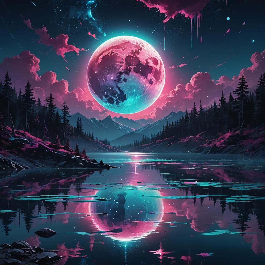 Under the spell of the moon....