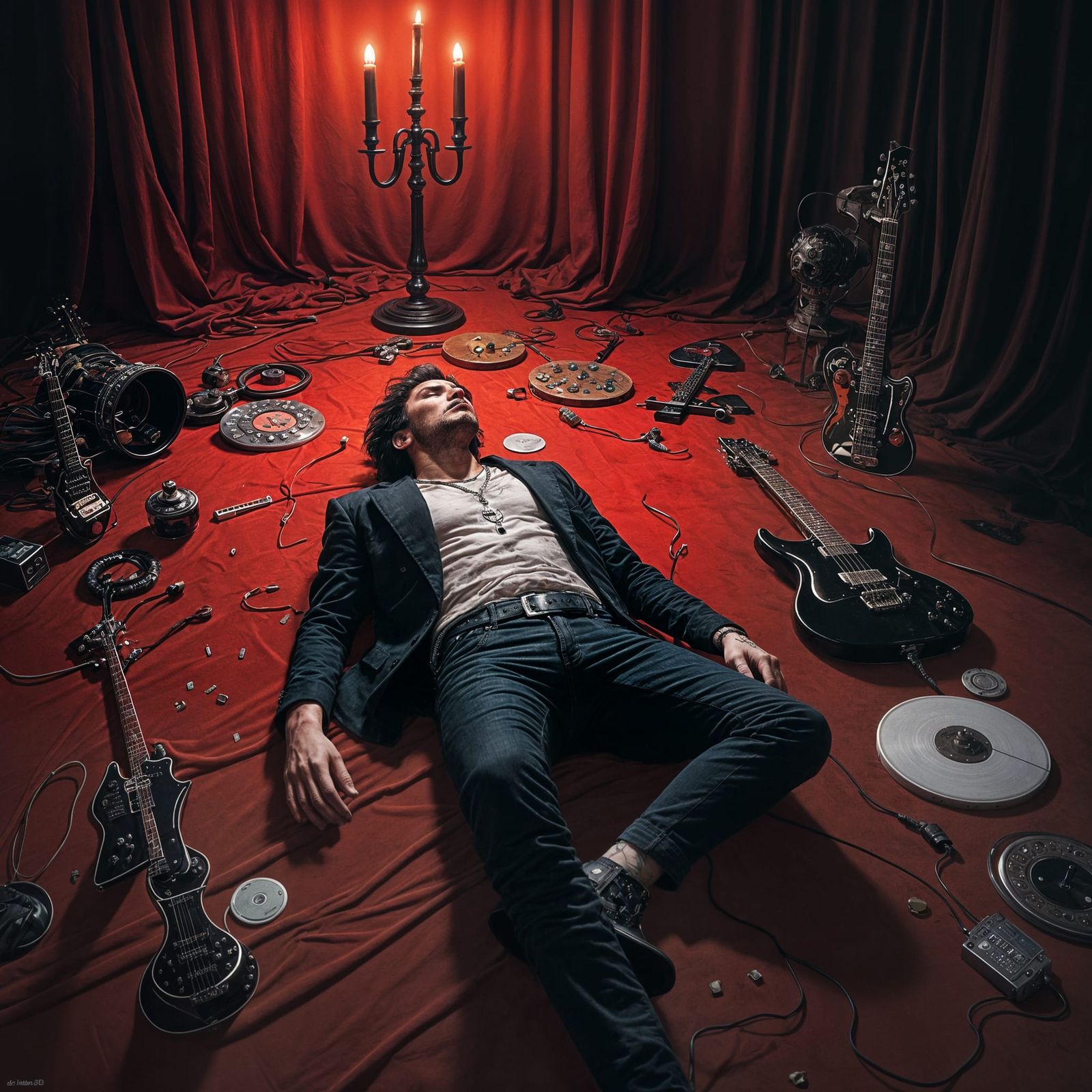 Glam Rock Icon's Final Performance