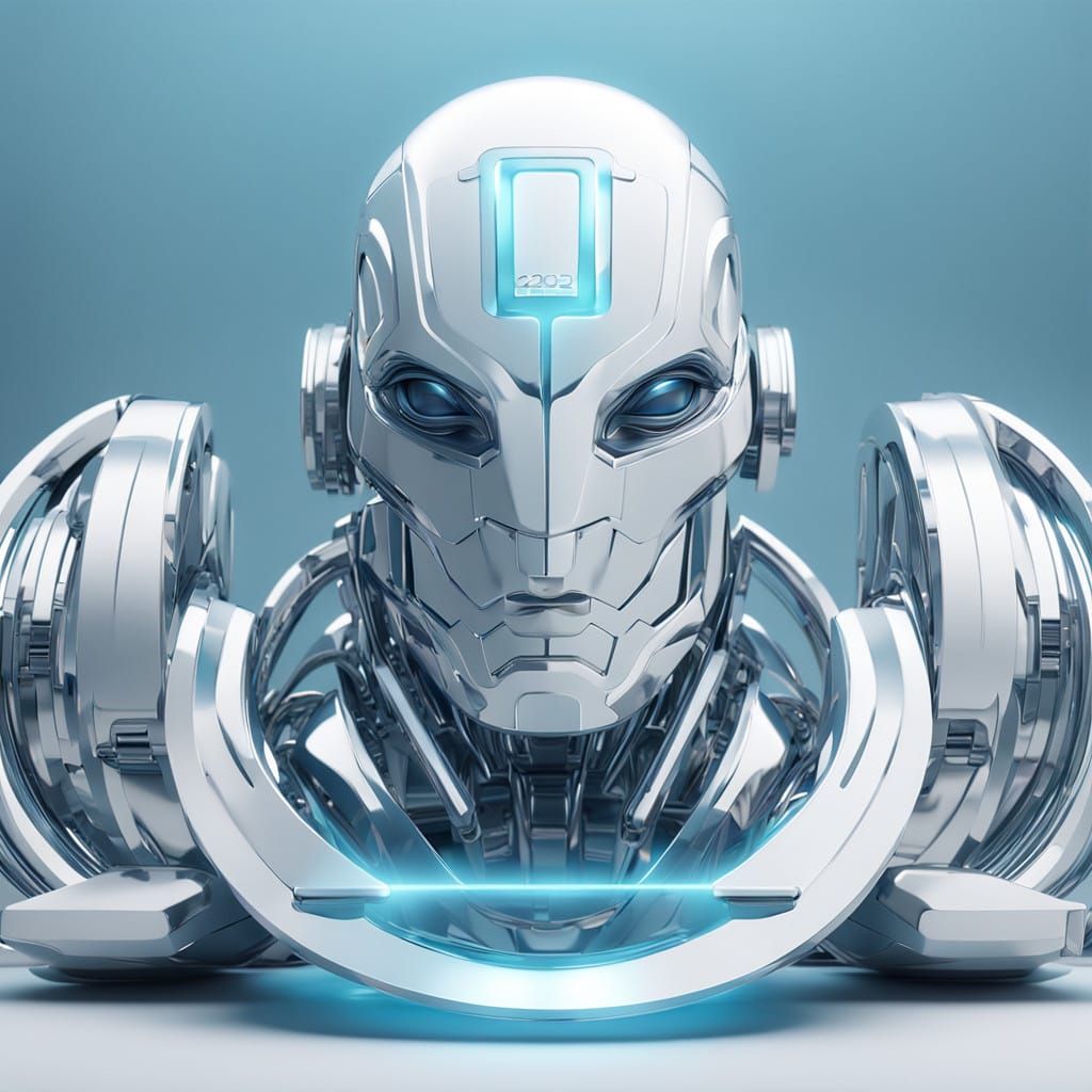 Futuristic Metallic New Year's Countdown